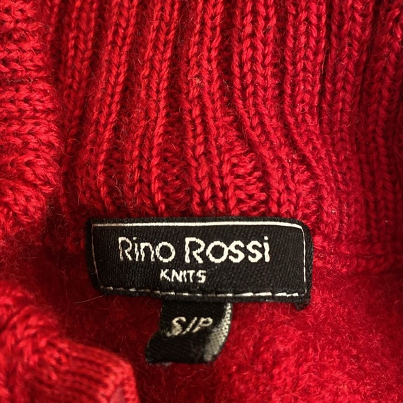 Rino Rossi - full zip wool sweater. Size S - Picture 3 of 11
